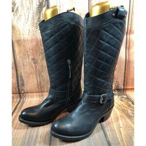 Sonora Tall Black Size Zip Riding Boots Womens 8 B (v6h)